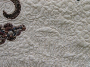 Tree of Life quilting mushroom and elf